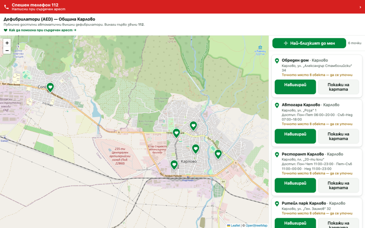 AED Карлово
